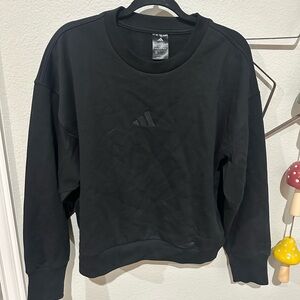 Adidas Men's Black Crewneck Sweater